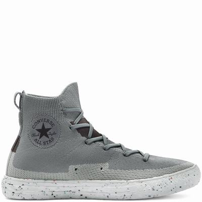 Férfi Converse Chuck Taylor All Star Crater Knit Bakancs CO5936240 Szürke Világos Zöld Szürke